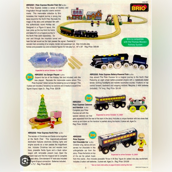ISO BRIO POLAR EXPRESS wooden train parts and figures - Picture 2 of 2